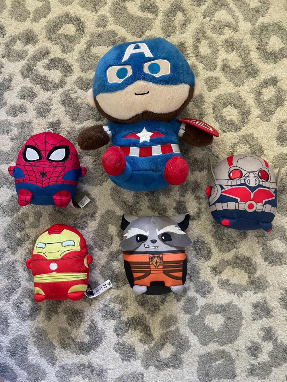 Set of 5 Marvel Plushies